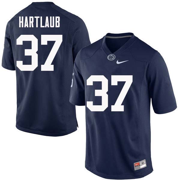 NCAA Nike Men's Penn State Nittany Lions Drew Hartlaub #37 College Football Authentic Navy Stitched Jersey REC2198WU